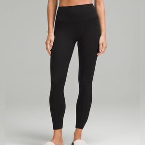 💎 Lululemon Black diamond pattern align pants 25”